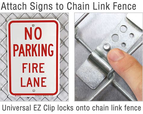 fence sign attachment hardware